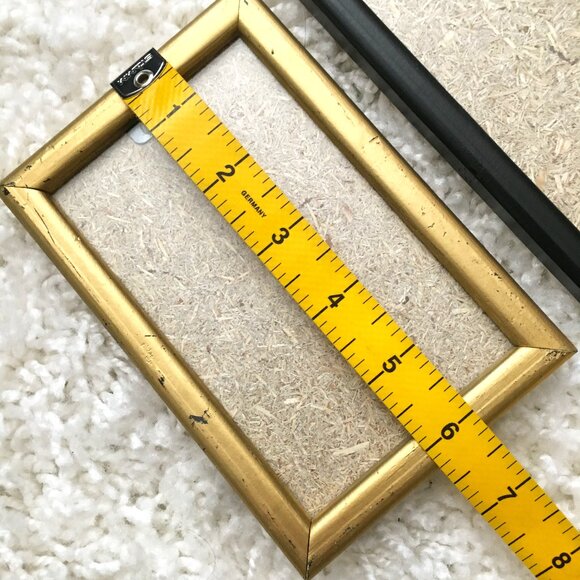 Two Vintage Umbra Modern Frames Black and Gold - Picture 3 of 6